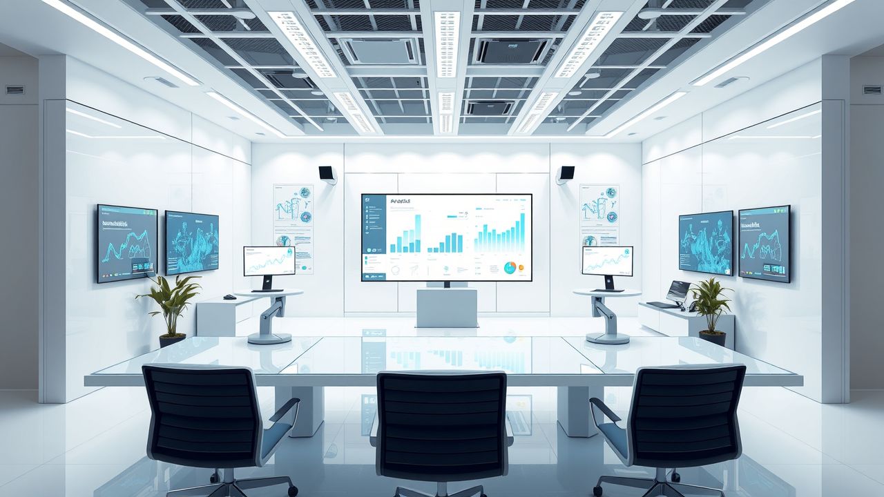 Een moderne werkruimte bij PM Electronics, met de nieuwste technologieën. Een moderne werkruimte bij PM Electronics, met de nieuwste technologieën.